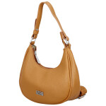 Trendy dámská koženková kabelka na rameno Tricia, hnědá