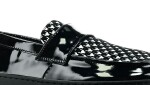 Shapen Sheen Black&Silver mokasíny