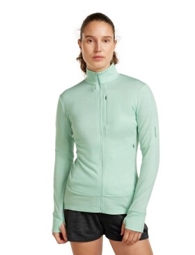 Dámská merino mikina ICEBREAKER Wmns 260 Quantum IV LS Zip, Mint velikost: M