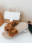 Dámské žabky ZY0996 camel - FashionStreet 39