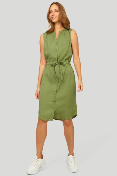 Šaty Greenpoint SUK55600 Light Olive Green Světle olivově zelená
