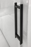 GELCO VOLCANO BLACK Sprchové dveře do niky 1300, čiré sklo, GV1413 GV1413
