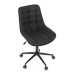 Pracovní židle, výškově nastavitelná, černá látka, KA-V3120 BK3