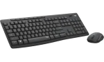 Logitech MK295 grafitová BE / Set klávesnice a myši / bezdrátový / tichý / INTNL / BE Layout (920-009803)