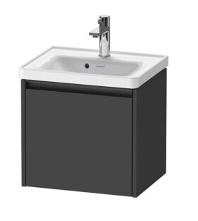 DURAVIT - Ketho.2 Umyvadlová skříňka 44x48x38 cm, 1 zásuvka, grafit mat K25080049490000