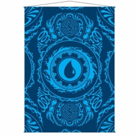 Plátno na zeď Magic: The Gathering - Mana 7 Wall Scroll Island