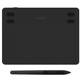 Huion Inspiroy RTE-100 černá / Grafický tablet / 121.9 x 76.2 mm / 5080 LPI / 8192 úrovní tlaku / microUSB (RTE-100)