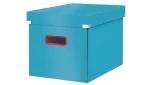LEITZ Krabice ClickStore Cosy L (A4) klidná modrá / Karton / 320 × 310 × 360 mm / skládací s víkem (53470061)