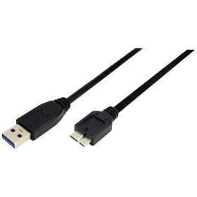 LogiLink USB kabel USB 3.2 Gen1 (USB 3.0 / USB 3.1 Gen1) USB-A zástrčka, USB Micro-B 3.0 zástrčka 2.00 m černá