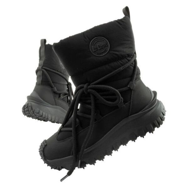 Lee Cooper dámská sportovní obuv zimní trekingová zateplená černá přírodní kůže dámské 40