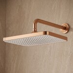 REA - Obdélníková dešťová sprcha JS-032 Brushed Copper REA-P0397
