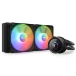 NZXT Kraken RGB 240 černá / 2x 120mm / Fluid Dynamic Bearing / 33.88 dB @ 1800 RPM / 78.86 CFM / AMD + Intel (RL-KR240-B1)