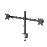 HAMA Stolní držák pro 2 monitory 35" černá / Stolní držák / 2 ramena / VESA 75x75-100x100 / nosnost 12 kg