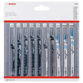 Bosch Accessories 2607011170 Sada pilových listů Wood and Metal, 10 ks 10 ks