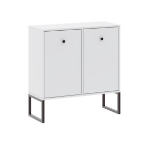 FRONTI Komoda LINEA 2D bílá