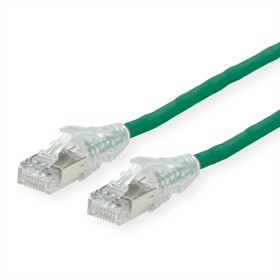 Secomp 21.05.0513 RJ45 síťové kabely, propojovací kabely CAT 6A S/FTP 1.00 m zelená dvoužilový stíněný, bez halogenů, samozhášecí 1 ks