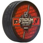 Inglasco / Sherwood Puk Stadium Series 2024 Dueling Style Collectible Hockey Puck -Flyers vs Devils-