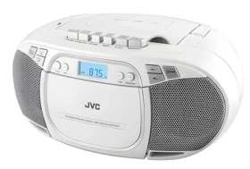 JVC RC-E451W bílá / Přenosný přehrávač / CD / Kazeta / FM / Bluetooth / USB / 3,2 W (RC-E451W)