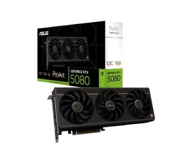 ASUS VGA NVIDIA GeForce RTX 5080 ProArt 16GB OC, RTX 5080, 16B DDR7, 2xDP, 1xHDMI, 1xUSB-C EDF_1887839