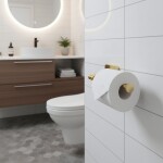 REA - Držák na toaletní papír 5909 Nico Gold REA-88060