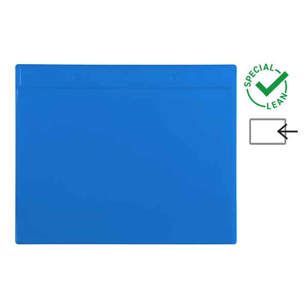 Djois identifikační kapsa A4, modrá, 10 ks