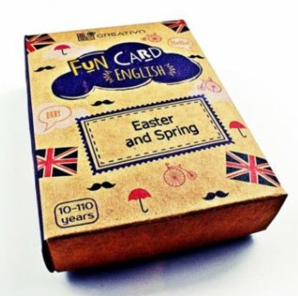 Fun card English Easter and Spring