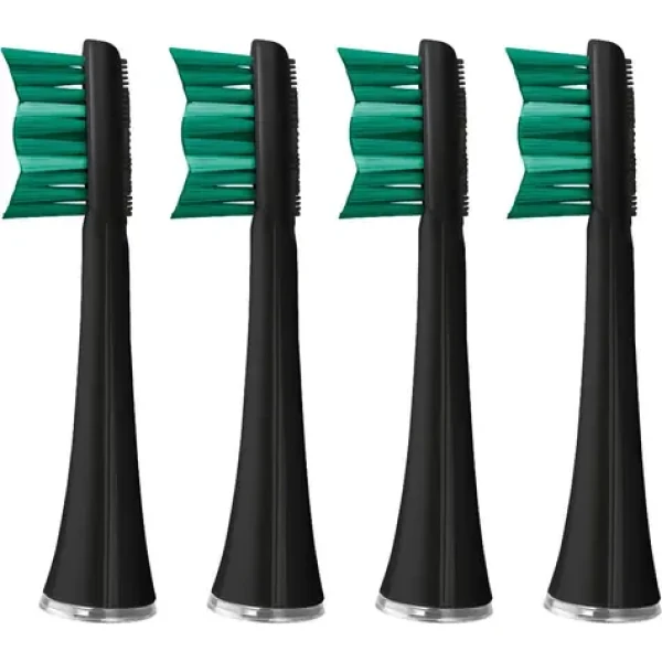 SENCOR SOX 004BK Náhradní hlavice pro kartáček černá (4ks) / pro SENCOR SOC 1x/2x/3x (8590669261383)