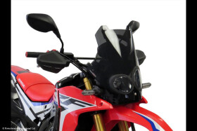 Honda Crf 250 Rally 17-20, Crf 300 Rally 21-26 Adventure sports plexi štít Powerbronze 380mm - červená