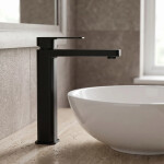 REA - Umyvadlový baterie Arlo Black, vysoká REA-B4586