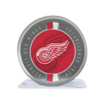 Mustang Puk Detroit Red Wings NHL Crystal Ribbon