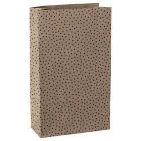 Maileg Papírový sáček Polka Red 30,5 cm, červená barva, papír