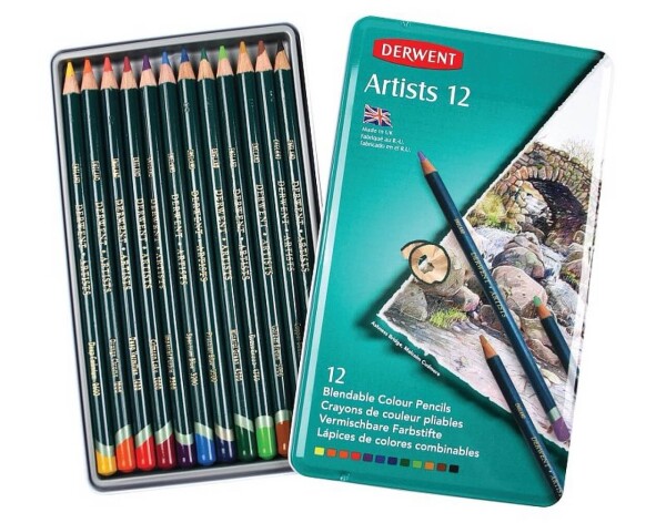Derwent Artists sada 12 barev