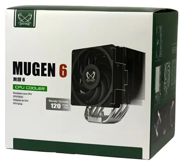 SCYTHE SCMG-6000 Mugen 6 / Vzduchový chladič procesoru / 120 mm PWM / LGA 1700 / AM5 (SCMG-6000)