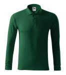 Pique Polo LS polokošile pánská dark green S