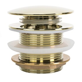 REA - Univerzální vanová výpusť Click-clack - Gold REA-W2015