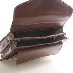 Dámská kožená aktovka Belinda, tmavě hnědá