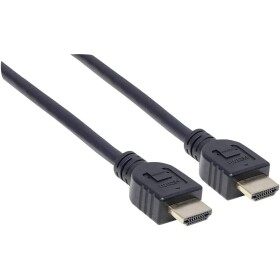 Manhattan HDMI kabel Zástrčka HDMI-A, Zástrčka HDMI-A 5.00 m černá 353953 UL certifikace, Ultra HD (4K) HDMI HDMI kabel