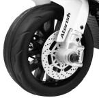 Mamido Dětská elektrická motorka BMW S1000RR tříkolka modrá