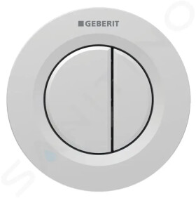 GEBERIT - Splachovací systémy Oddálené ovládání splachování typ 01, 2-činné, easy to clean, matný chrom 116.042.JQ.1