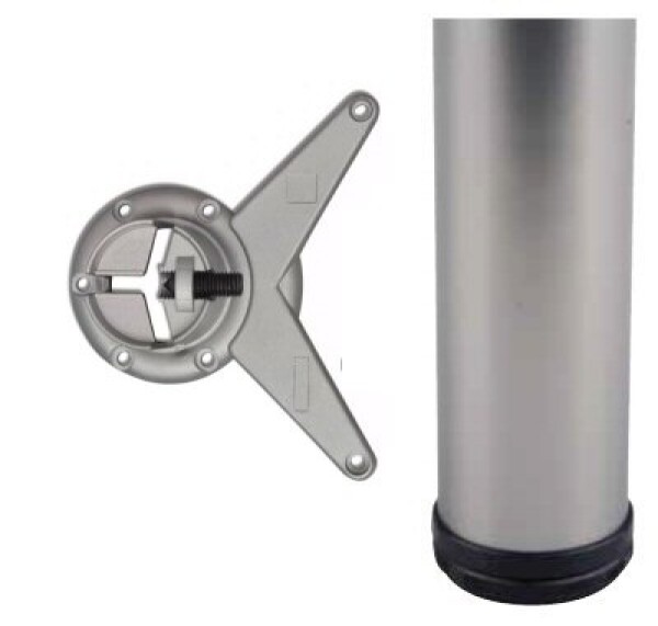 Incoll stolová noha nikl satén 710x60 (24_GP00_071_13)