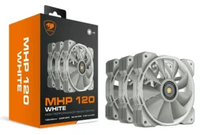 COUGAR MHP 120 bílá / Ventilátor / 120 mm / 3 ks / 2000 RPM / 82,48 CFM / 34,5 dB (CGR-CF-MHP12HB3-W)