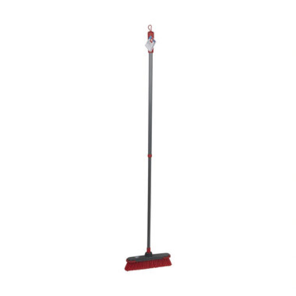 Dirt Devil Teleskopický smeták červeno-šedá / délka 87-141 cm (871125224193)