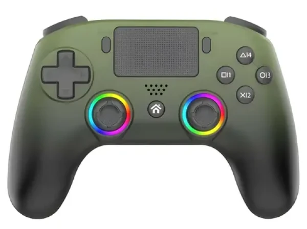 Superdrive Subsonic Wireless LED Controller Military Green / Bezdrátový ovladač / PS5 / PC / LED podsvícení (SA5716-3)