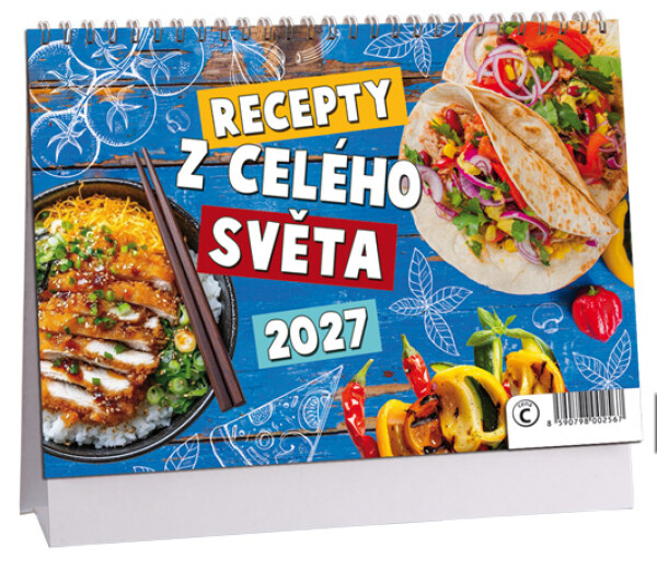 Stolní kalendář 2027 Aria Recepty z celého světa