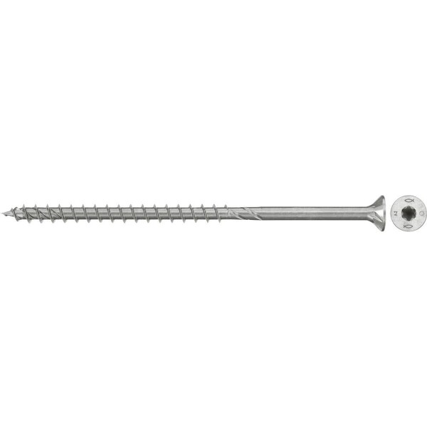 Fischer 574046 šrouby do dřevotřísky 5 mm 100 mm TX Nerezová ocel 100 ks
