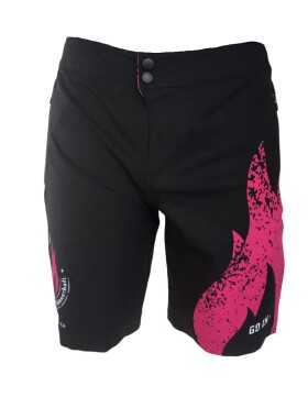 Cyklistické kraťasy Pearl Izumi W MTB LTD SHORT Black/Pink Velikost: S