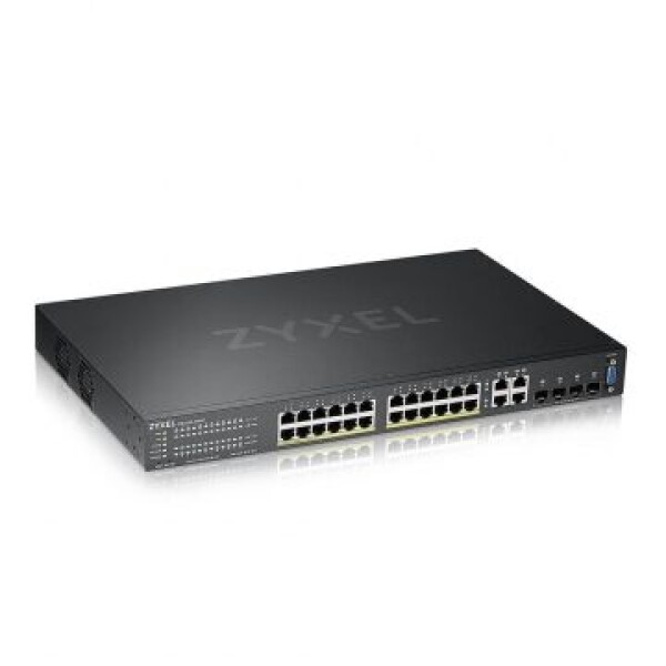 ZyXEL GS2220-28HP / Switch / 10|100|1000Mbps / 24x GLAN / 4x combo SFP / PoE+ 375W (GS2220-28HP-EU0101F)