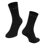 Ponožky FORCE SMACK, černé (barva černá, velikost L/XL)