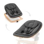 Hauck Křesílko Bouncer Eco 3v1 na židličky Alpha+/Beta+ Deep Grey / od 0 měsíců (HK664780)