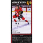 JF Turner Kalendář Chicago Blackhawks NHL Connor Bedard 2026 Wall Calendar